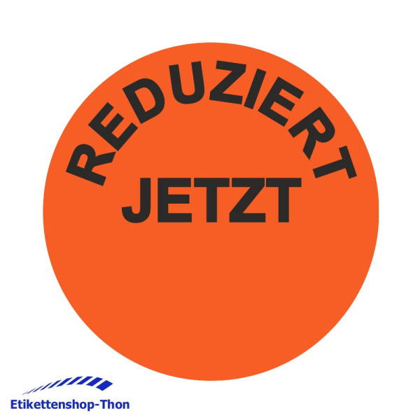 Aktionsetiketten - Durchmesser 30 mm - REDUZIERT JETZT - 1000 Stück - Leuchtrot